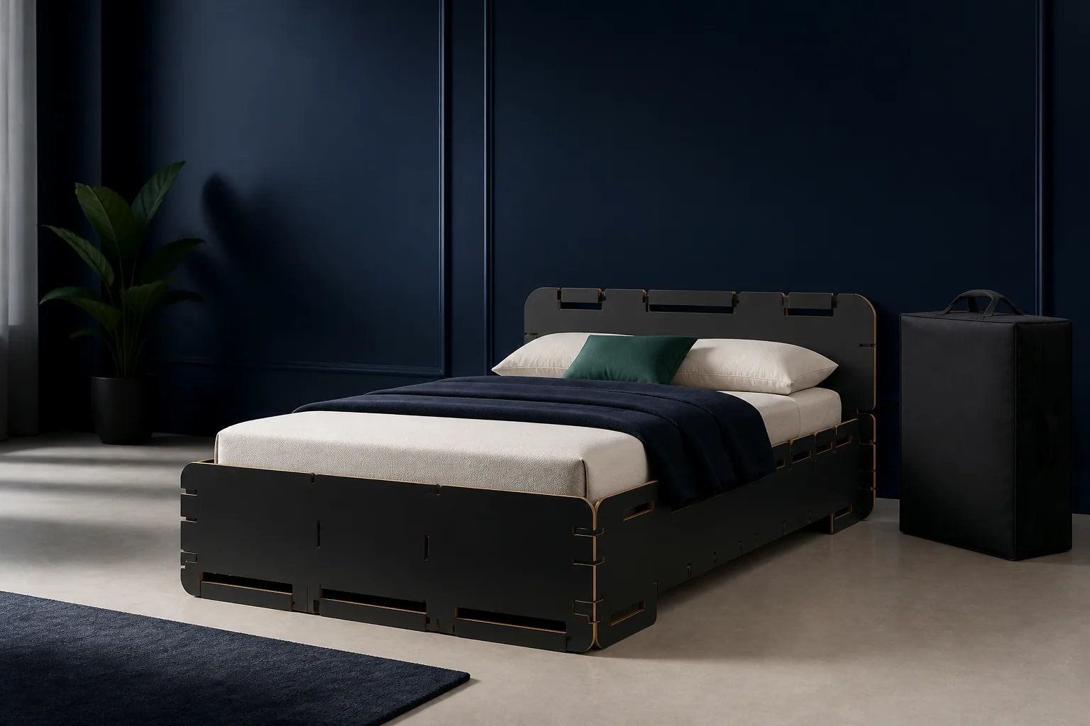 تخت پازلی Sleep Box در اتاق مدرن